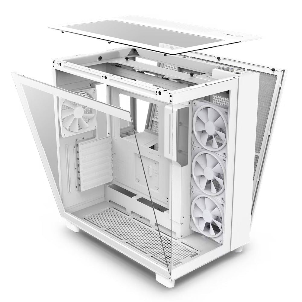NZXT H9 ELITE WHITE ATX MID TOWER 4 FAN | CM-H91EW-01