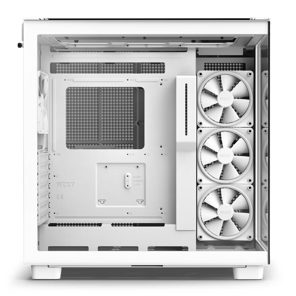 NZXT H9 ELITE WHITE ATX MID TOWER 4 FAN | CM-H91EW-01