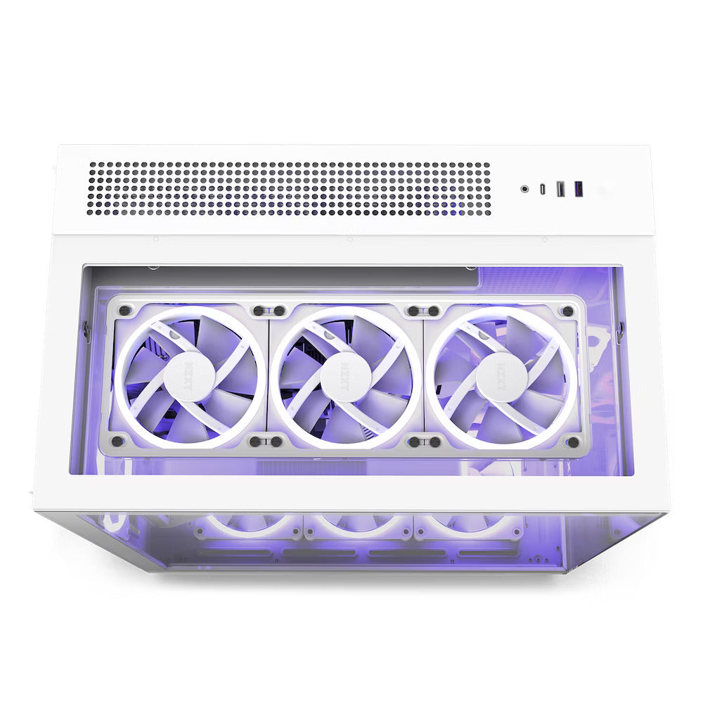 NZXT H9 ELITE WHITE ATX MID TOWER 4 FAN | CM-H91EW-01