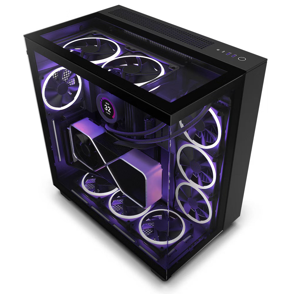 NZXT H9 ELITE WHITE ATX MID TOWER 4 FAN | CM-H91EW-01