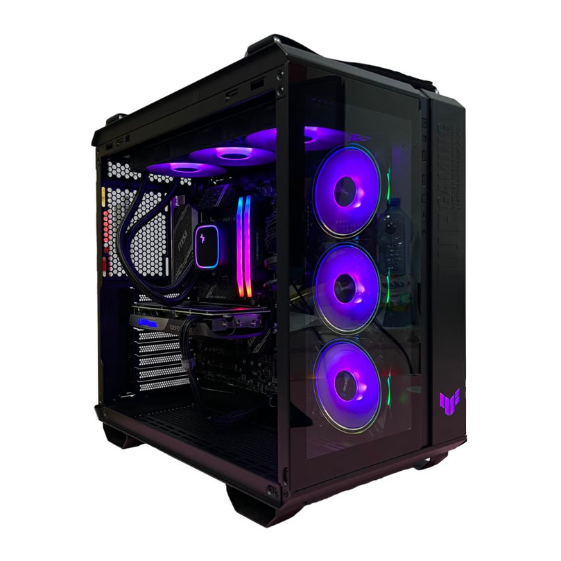 TUF GAMING PC - RTX 4070 SUPER, INTEL I5-14400F, 32GB RAM, 1TB NVM'e, LE720 LIQUID COOLER, TUF GT502 CASE