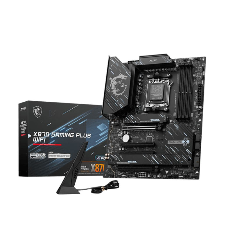 MSI X870 GAMING PLUS WIFI DDR5 AM5 MOTHERBOARD – 911-7E47-005