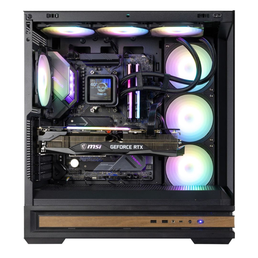 RYZEN 7 GAMING PC | AMD 9700X | RTX 5080 16GB | 1TB NVME | 32GB DDR5 | B650 WIFI | LE360 AIO | 750W PSU - BLACK