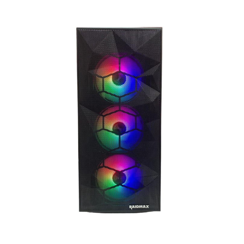 RAIDMAX GAMING PC | Intel 12400F, RTX 4060, 1TB SSD, 16GB RAM, 600W PSU, AIR COOLER, RGB GAMING CASE