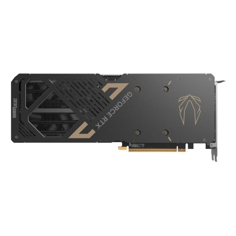 ZOTAC GAMING RTX 5070 SOLID OC front view
RTX 5070 triple-fan cooling system
ZOTAC RTX 5070 ports and connectivity
Backplate and design of RTX 5070 SOLID OC
SPECTRA RGB lighting RTX 5070