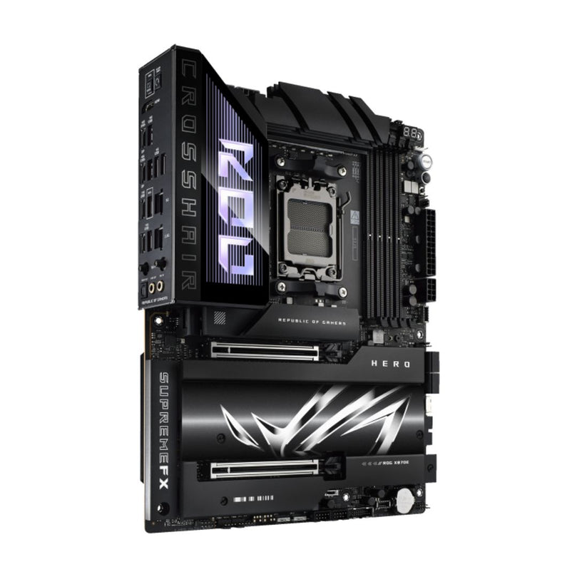 ASUS ROG CROSSHAIR X870E HERO AMD AM5 ATX MOTHERBOARD | DDR5, WIFI 7, USB4, PCIE 5.0 | 90MB1IE0-M0EAY0