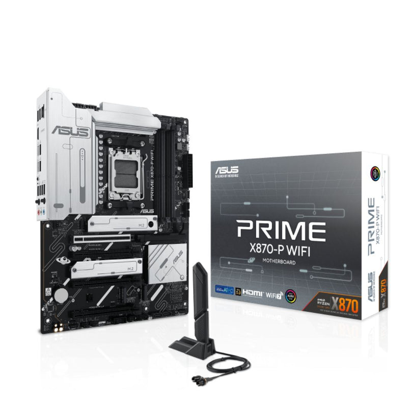 ASUS PRIME X870-P WIFI DDR5 ATX MOTHERBOARD | AMD AM5 SOCKET | PCIE 5.0 | USB4 | 90MB1IS0-M0EAY0