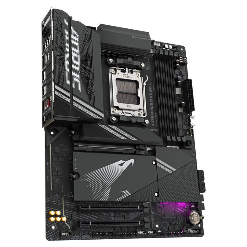 GIGABYTE AORUS ELITE WIFI 7 DDR5 AM5 MOTHERBOARD – X870-A-ELITE-WIFI7 | AMD X870 CHIPSET | PCIE 5.0 | WIFI 7 | DDR5