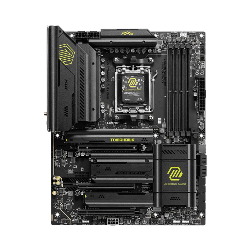 MSI MAG X870 TOMAHAWK WIFI DDR5 AM5 MOTHERBOARD – 911-7E51-010