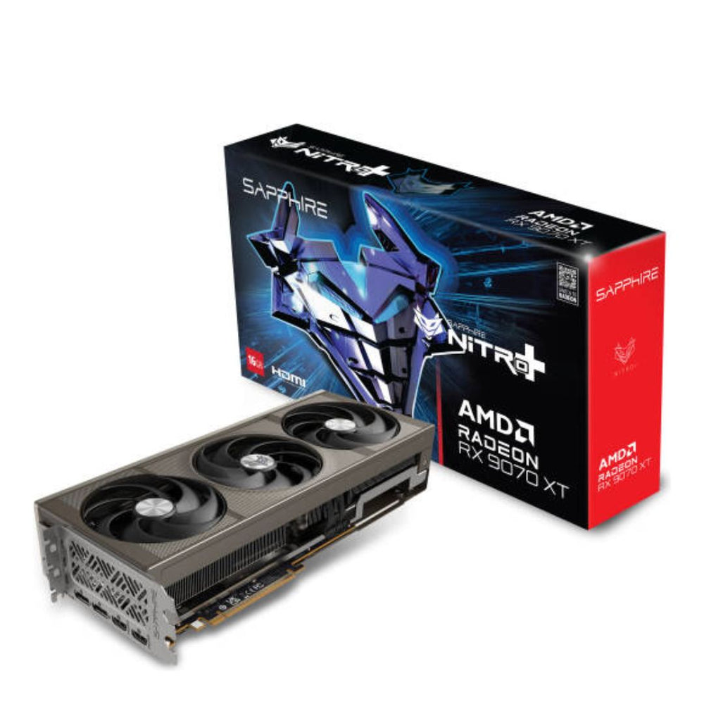 SAPPHIRE NITRO+ RADEON RX 9070 XT 16GB GDDR6 GRAPHICS CARD - S88-1E489-310-SA