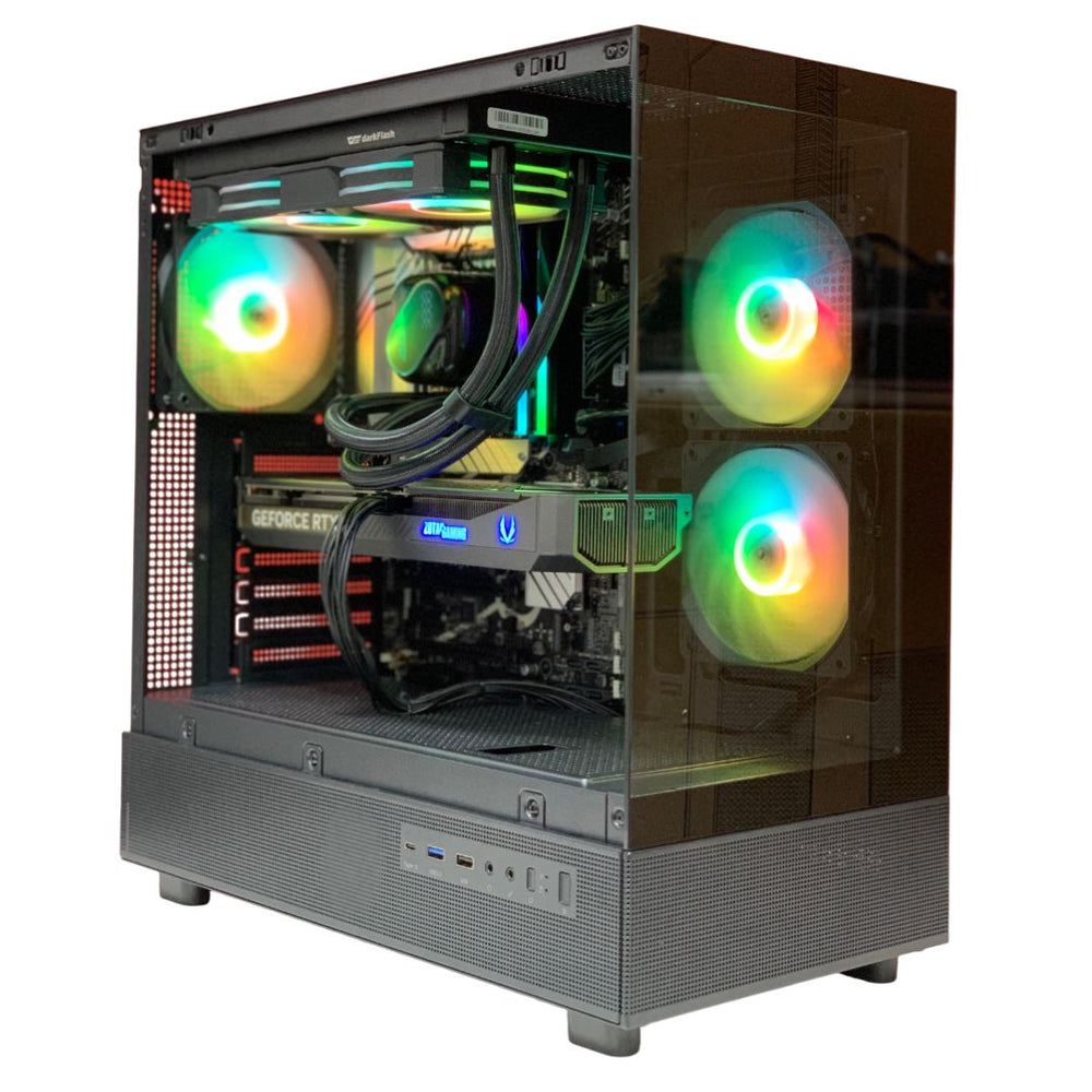 DPX90 GAMING PC | INTEL 14900K | RTX 5070 | 64GB 6400Mhz | 1TB NVMe | Z790-WIFI | 850W | BLACK