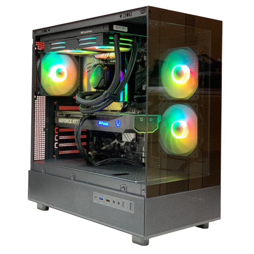 DPX90 GAMING PC | INTEL 14900K | RTX 5070 | 64GB 6400Mhz | 1TB NVMe | Z790-WIFI | 850W | BLACK