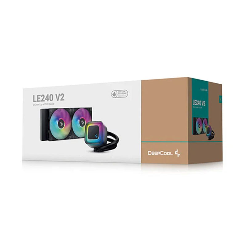 DEEPCOOL LE240 V2 ALL-IN-ONE LIQUID COOLER - 240MM | BLACK