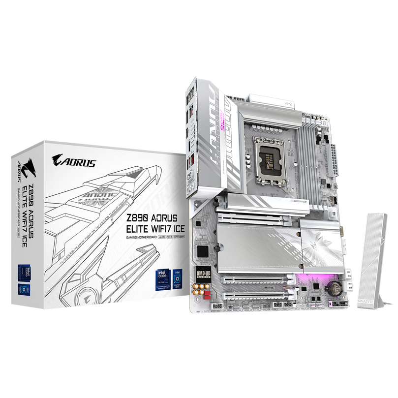 WHITE GAMING PC (INTEL CORE ULTRA 7 265K, Z890 WIFI7, RTX 4090 AERO, 1TB 7400MB/s, 32GB RAM, H9  ELITE) - WHITE