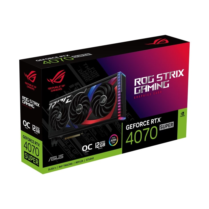 ASUS ROG STRIX GEFORCE RTX 4070 SUPER OC EDITION 12GB GDDR6X l 90YV0KD0-MONA00