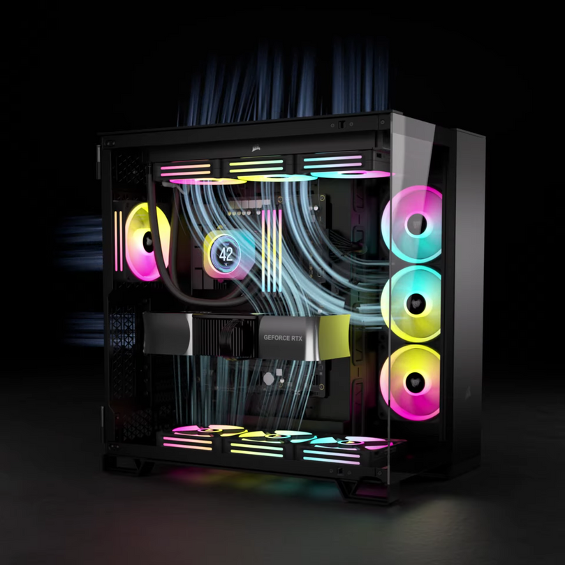 AI STUDIO WORKSTATION | AMD 9960X THREADRIPPER | RTX 5090 32GB | 64GB ECC RAM | 990PRO 2TB | NZXT 360MM AIO | TRX50 | 6500X BLACK