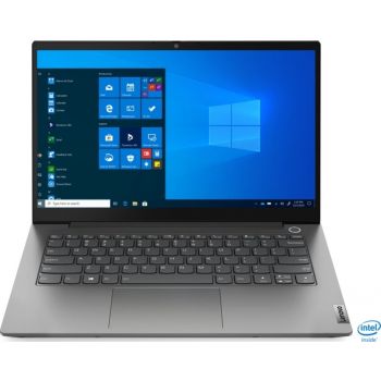 Lenovo Thinkpad E14 G2 14.0" FHD Laptop, 11th Gen Core i5-1135G7 2.40 Ghz, 8GB RAM, 256GB SSD, Intel Iris Shared Graphics, BT Wireless, DOS, English/Arabic Keyboard, Black | 20TA000YAD