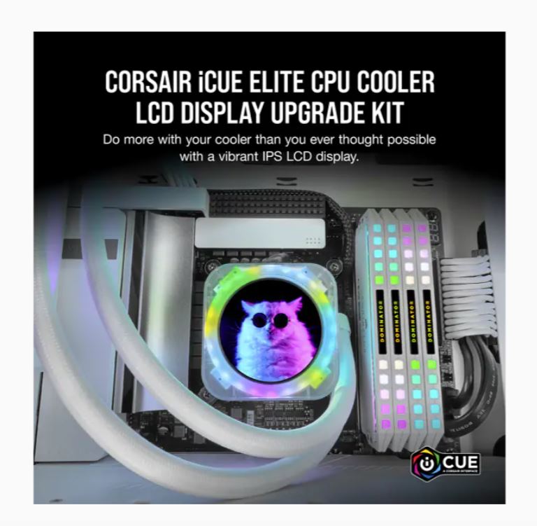 Corsair ICUE Elite CPU Cooler LCD Display Upgrade Kit | CW-9060067-WW