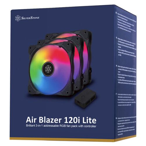 SILVERSTONE AIR BLAZER 120I LITE (3X FAN) RGB WITH CONTROLLER