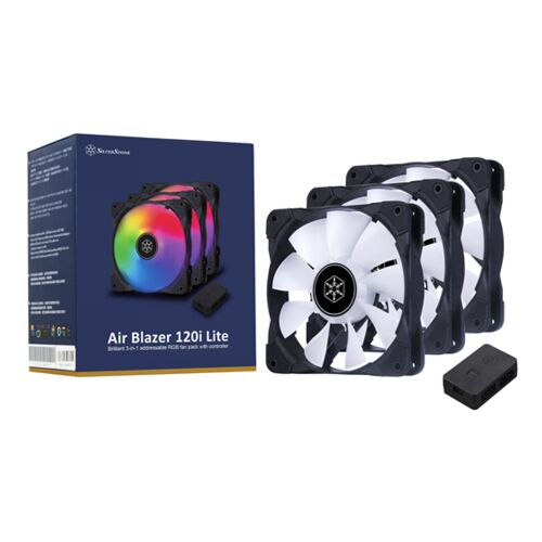 SILVERSTONE AIR BLAZER 120I LITE (3X FAN) RGB WITH CONTROLLER