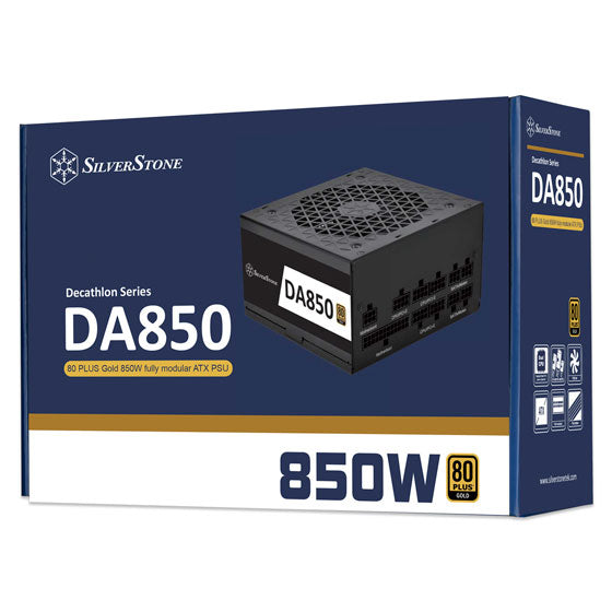 SILVERSTONE POWER SUPPLY 850W DA850 GOLD 80PLUS GOLD FULLY MODULAR | SST-DA850-G