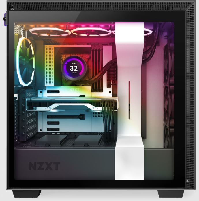 NZXT Kraken Z73 360mm RGB AIO CPU Liquid Cooler With LCD Display | RL-KRZ73-R1