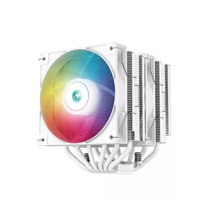 DeepCool AG620 ARGB Dual-Tower 120mm CPU Cooler - White | R-AG620-WHANMN-G-2