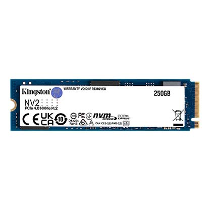KINGSTON 250GB NV2 M.2 2280 4.0 NVMe PCIe SSD | SNV2S/250G