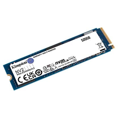 KINGSTON 500GB NV2 M.2 2280 4.0 NVMe PCIe SSD | SNV2S/500G