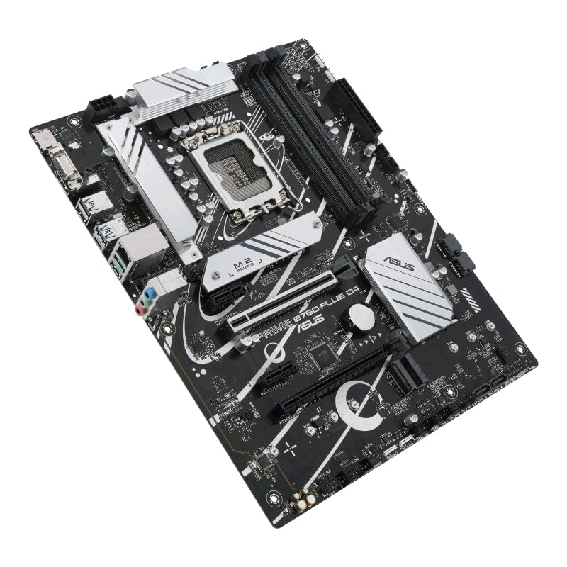 ASUS Prime B760-PLUS D4, LGA 1700, Intel B760 Chipset, 4xDDR4 Slot, Max 128GB, PCle 5.0, 2.5Gb Ethernet, Aura Sync | 90MB1CW0-M0EAY0