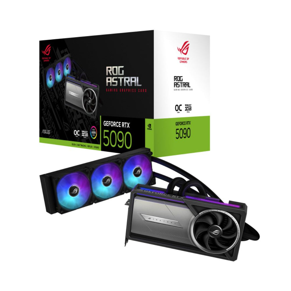 ASUS ROG STRIX GEFORCE RTX 5090 ASTRAL LC OC 32GB GDDR7 GRAPHICS CARD | 90YV0LW2-M0NA00