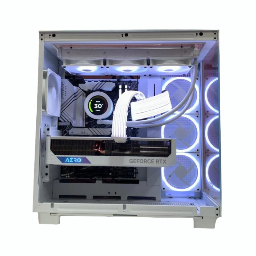 WHITE GAMING PC,
WHITE PC
