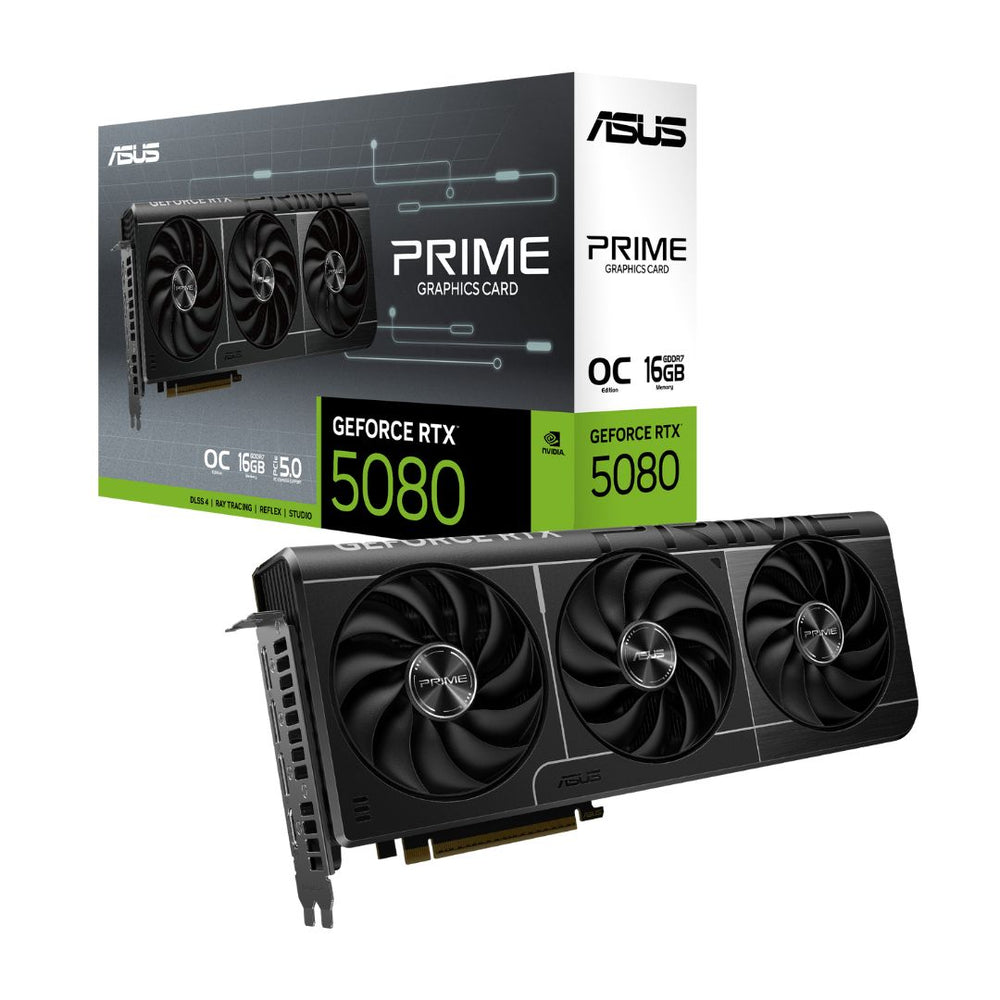 ASUS GeForce RTX 5080 PRIME OC 16GB GDDR7 GRAPHIC CARD