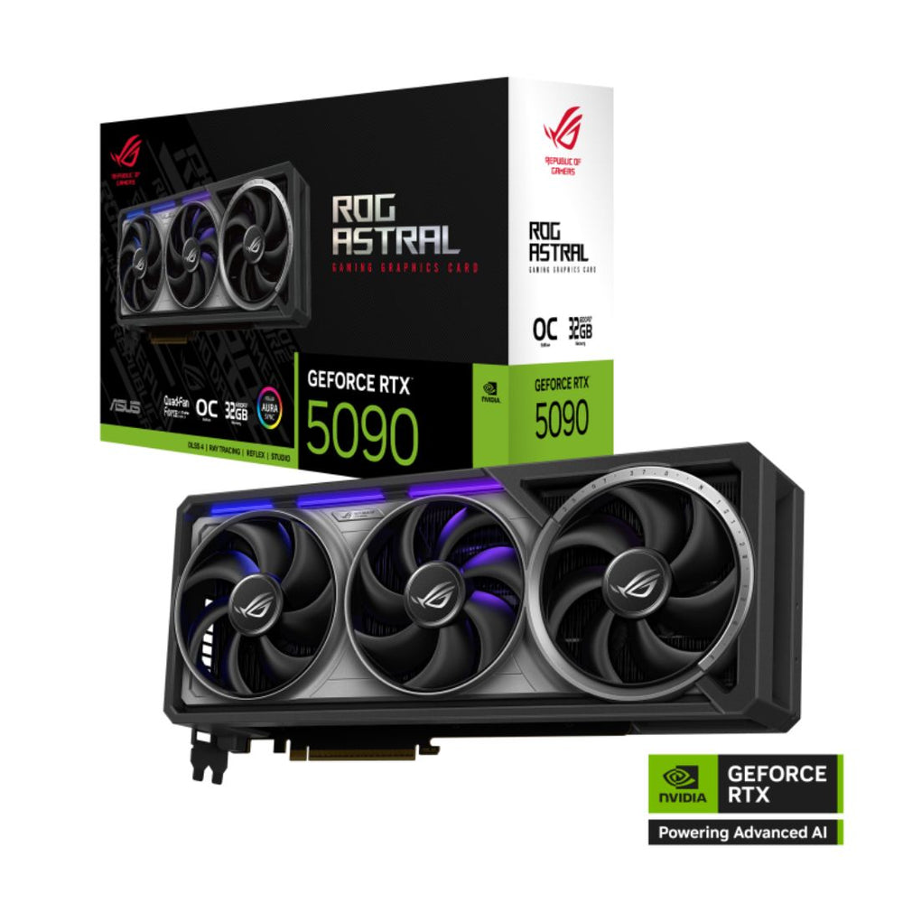 ASUS ROG Astral GeForce RTX 5090 32GB GDDR7 OC Edition Graphics Card | 90YV0LW0-M0NA00