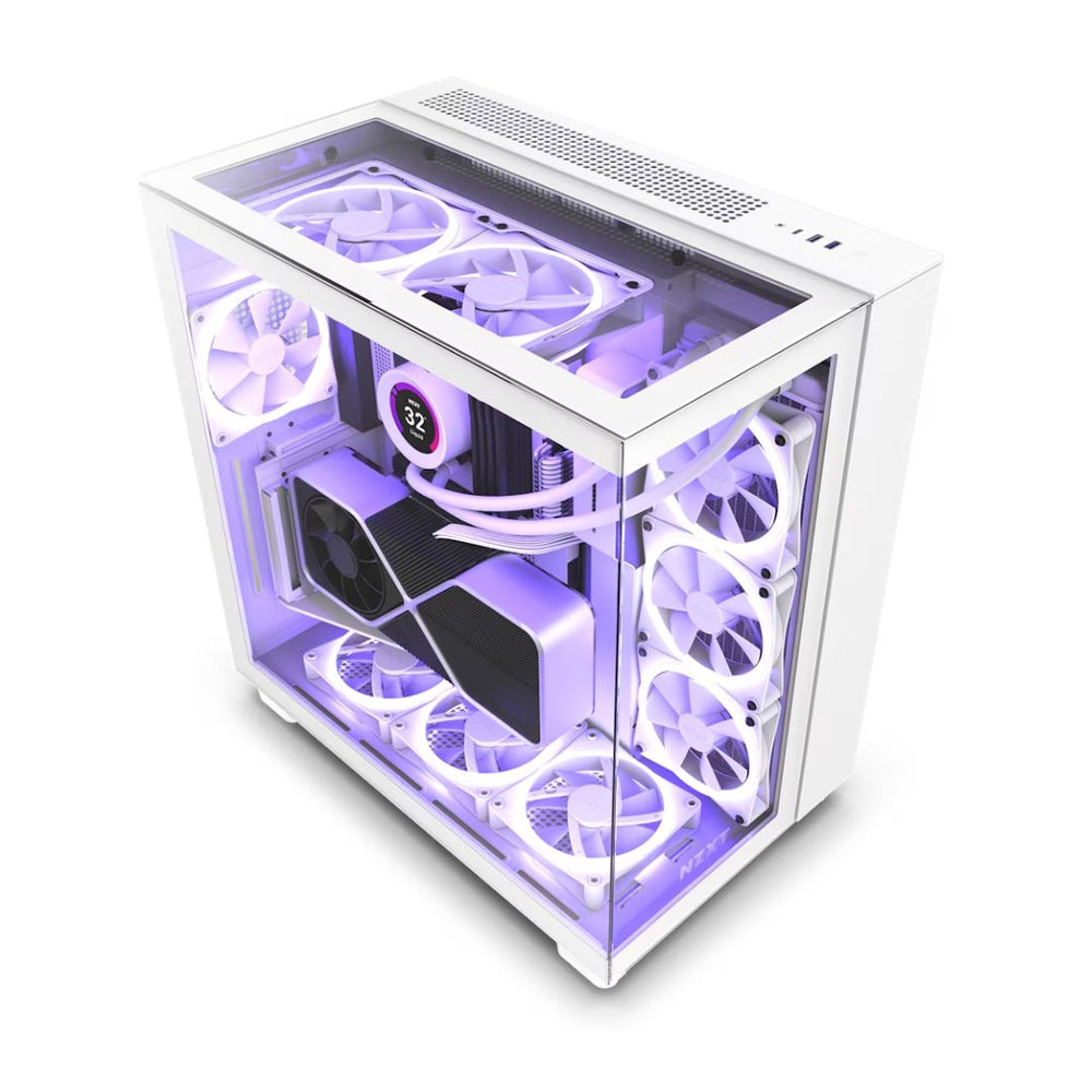 WHITE GAMING PC (INTEL CORE ULTRA 7 265K, Z890 WIFI7, RTX 4090 AERO, 1TB 7400MB/s, 32GB RAM, H9  ELITE) - WHITE