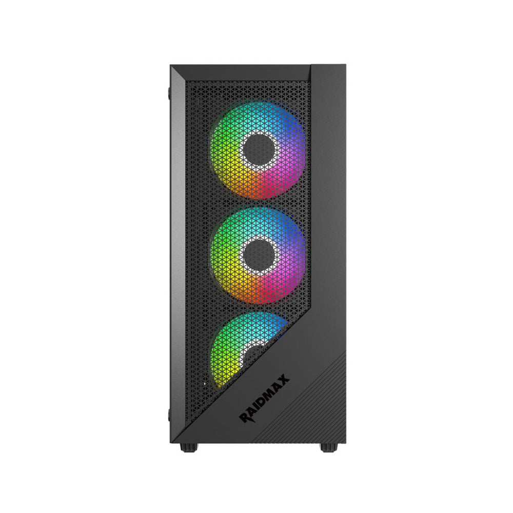 BUDGET GAMING PC - I5-12TH GEN, 16GB RAM, 512GB SSD, RTX 3050, AIR COOLER, RGB GAMING CASE- BLACK