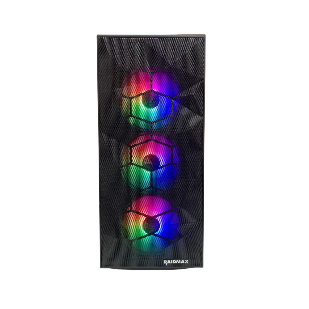 RAIDMAX GAMING PC | Intel 12400F, RTX 4060, 1TB SSD, 16GB RAM, 600W PSU, AIR COOLER, RGB GAMING CASE