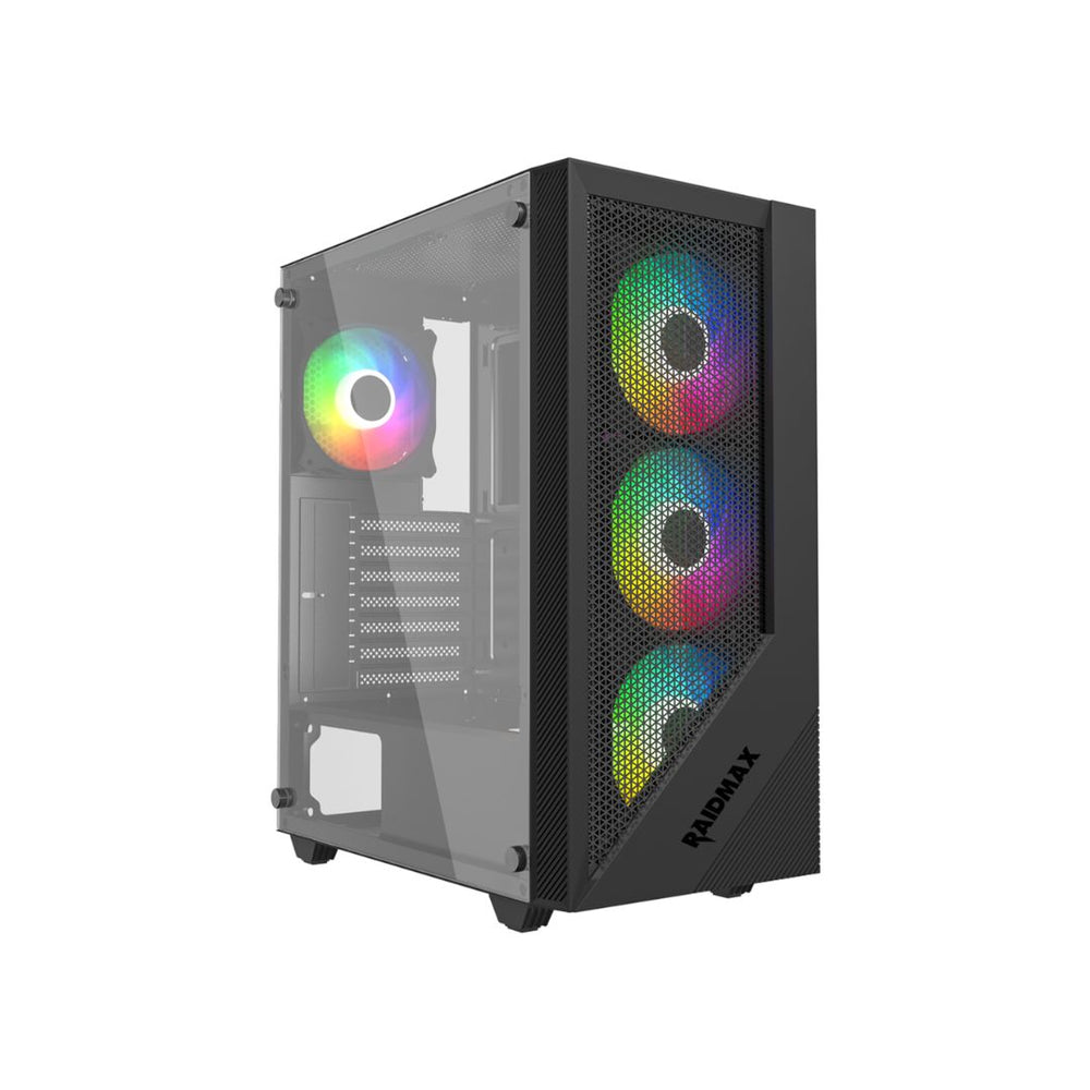 BUDGET GAMING PC - I5-12TH GEN, 16GB RAM, 512GB SSD, RTX 3050, AIR COOLER, RGB GAMING CASE- BLACK