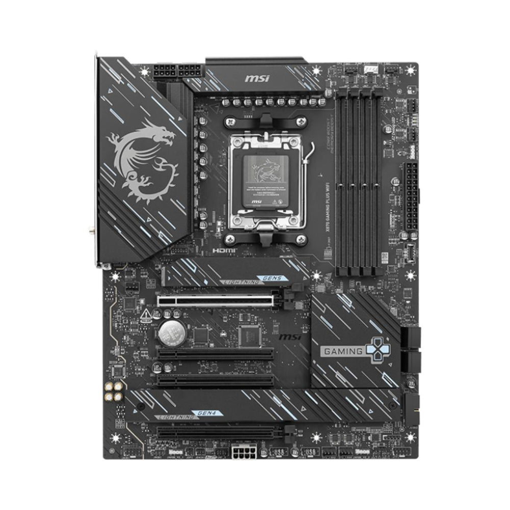 MSI X870 GAMING PLUS WIFI DDR5 AM5 MOTHERBOARD – 911-7E47-005