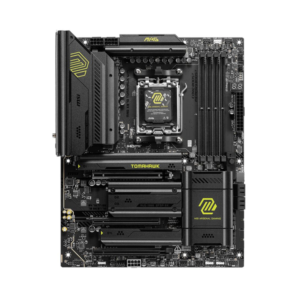 MSI MAG X870 TOMAHAWK WIFI DDR5 AM5 MOTHERBOARD – 911-7E51-010