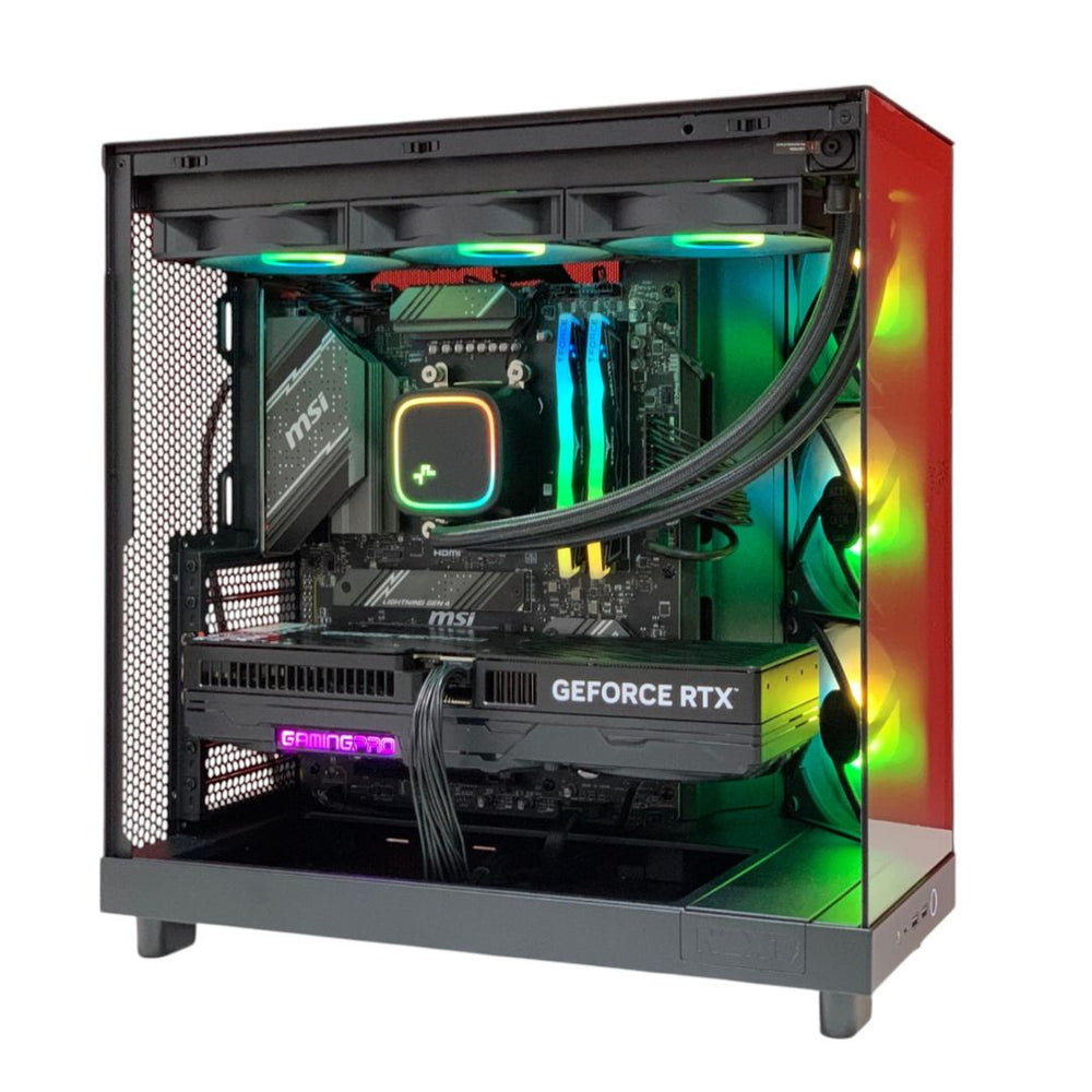 CUSTOM GAMING PC – RYZEN 5 7600X | RTX 5070 TI 16GB | 32GB DDR5 RGB | 1TB NVME GEN4 SSD | B650 WIFI | 360MM LIQUID COOLER | 850W GOLD PSU | NZXT H6 RGB CASE