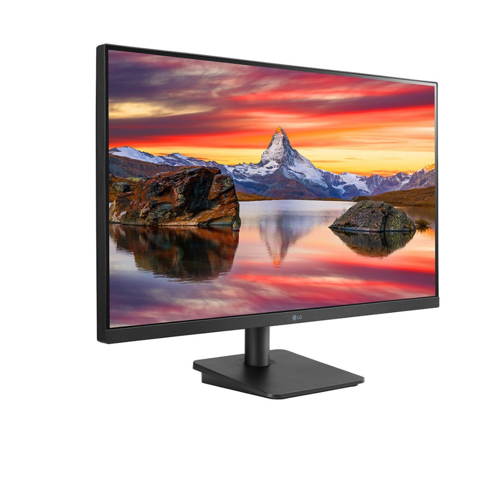 LG 27MP400-B Monitor With 27 Inch FHD (1920x1080) IPS 3-Side Borderless, Response Time 5 ms, Refresh Rate 75 Hz With AMD FreeSync 27inch Black