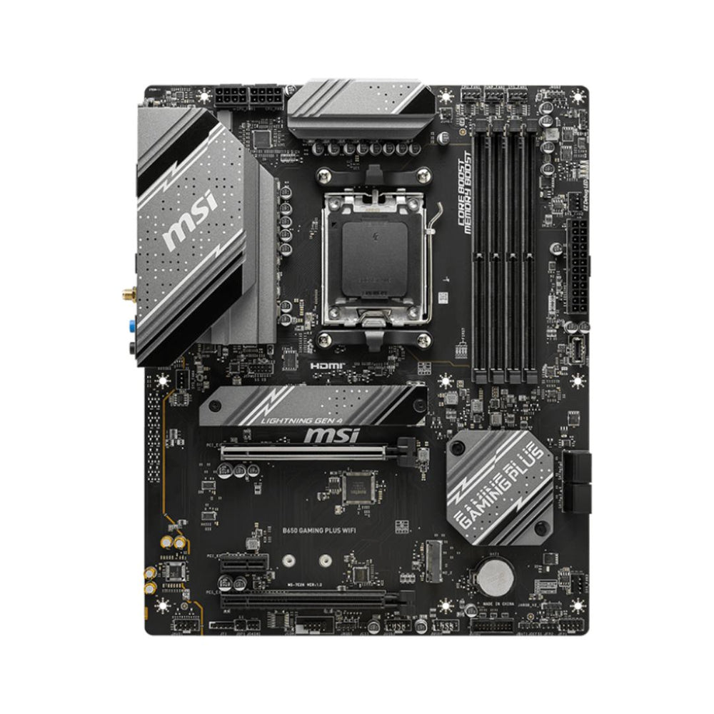 MSI B650 GAMING PLUS WIFI DDR5 AM5 ATX MOTHERBOARD – BLACK