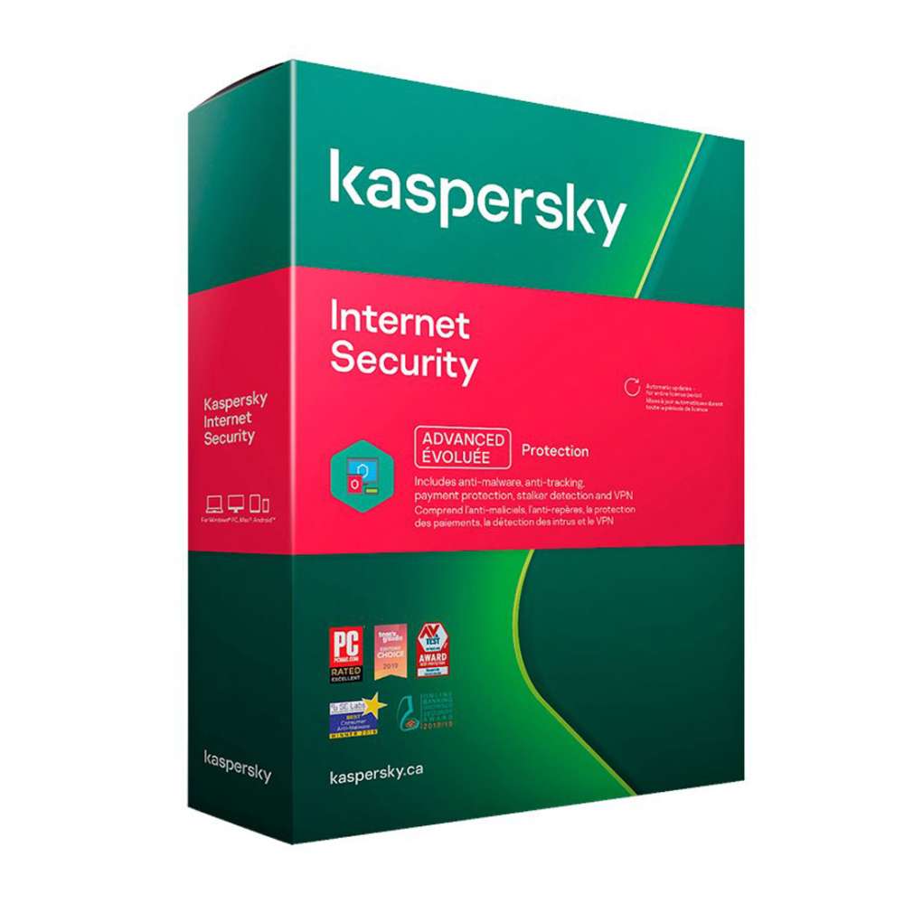 KASPERSKY INTERNET SECURITY 2021 | 2 USERS | 1 Year