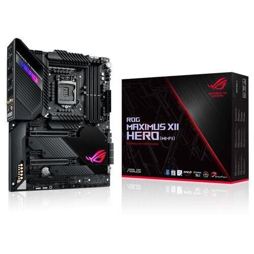 ASUS ROG Maximus XII Hero Intel LGA 1200 ATX Wi-Fi Motherboard | 90MB12R0-M0EAY0