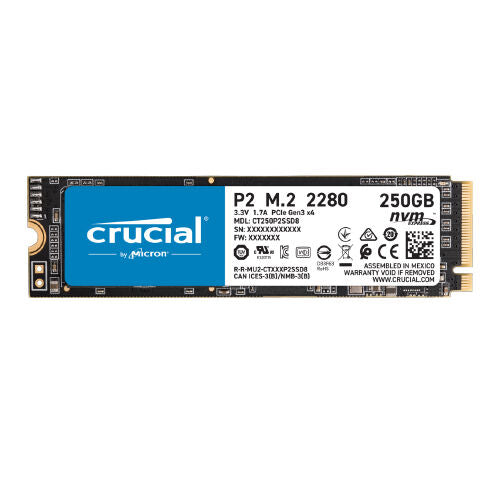 CRUCIAL 1TB P3 NVMe PCIe M.2 Internal SSD l CT1000P3SSD8