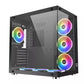Xigmatek Aquarius Plus 7 RGB FAN ATX MID-Tower Gaming Case - Black | EN43354