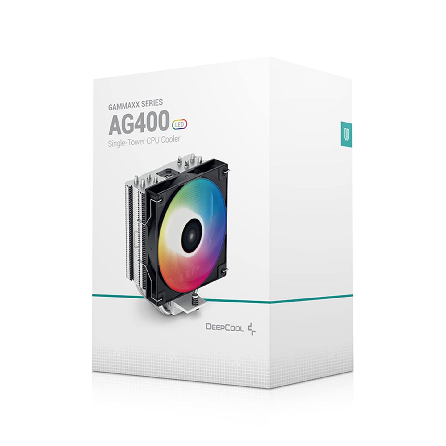 DEEPCOOL CPU AIR COOLER AG400-ARGB | R-AG400-BKANMCG-1