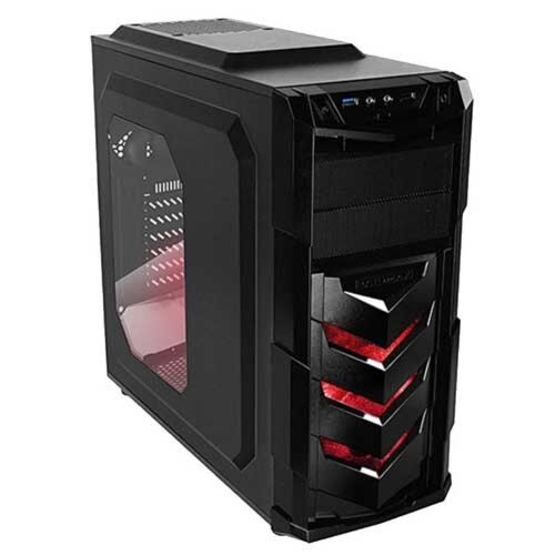 RAIDMAX VORTEX V4 BLACK/RED CASE-404WBR