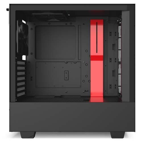 NZXT H510 BLACK/RED MID TOWER CASE | CA-H510B-BR